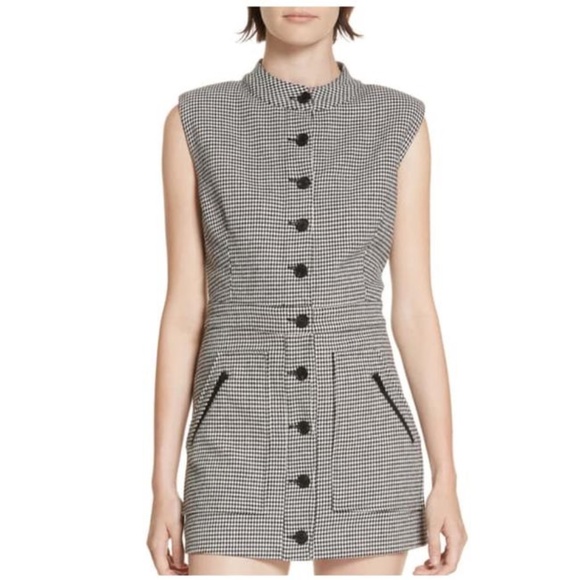 Veronica Beard Houndstooth Leigh Dress - Picture 2 of 6
